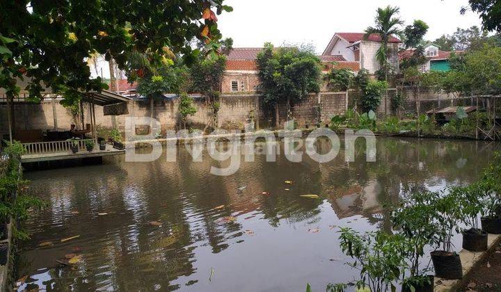 RUMAH LUAS BONUS KOLAM HITUNG TANAH DI SINDANGBARANG BOGOR 1