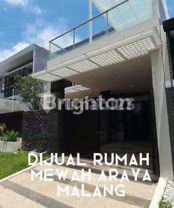 RUMAH SULTAN DUA LANTAI SIAP HUNI DI PERUMAHAN ARAYA 1