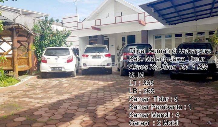 Rumah dengan halaman luas cocok utk kantor maupun hunian home industri 1