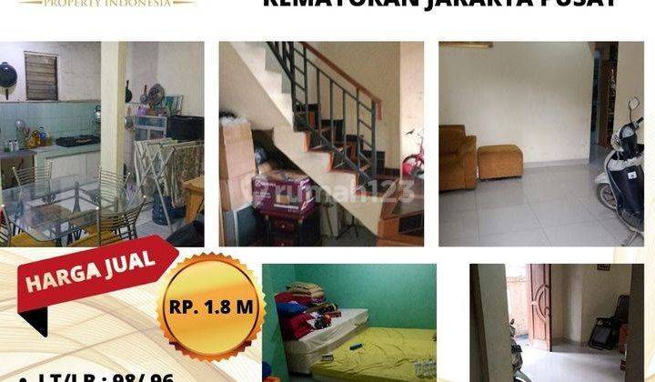 Rumah Letak Strategis di Pusat Kota Jakarta Kemayoran 1