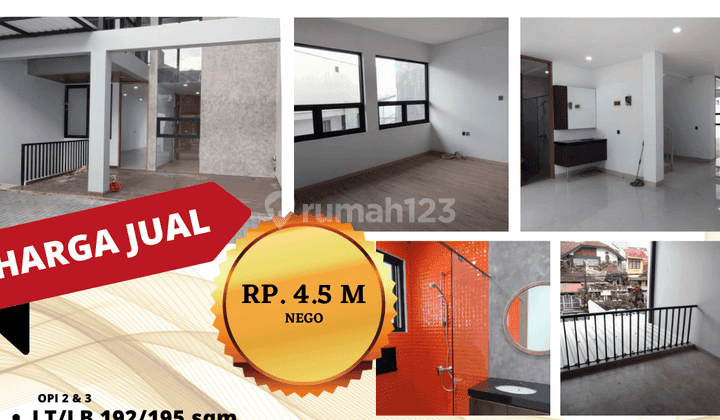 Rumah 4 Lantai Bagus Unfurnished SHM di Surya Sumantri , Bandung 2