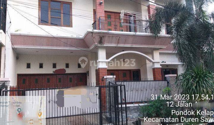 Rumah di Perum billy moon pondok kelapa jakarta timur 2 Lantai luas 173 SHM Bagus 1