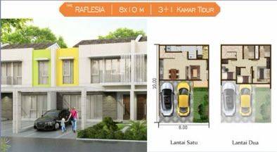 Rumah Springlake 2 Lantai Siap Huni - Cluster Springville 2