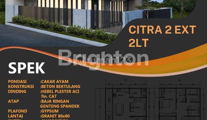 RUMAH CITRA 2 EXT, CENGKARENG, JAKARTA BARAT, BANGUNAN BARU MINIMALIS 2 LANTAI 1