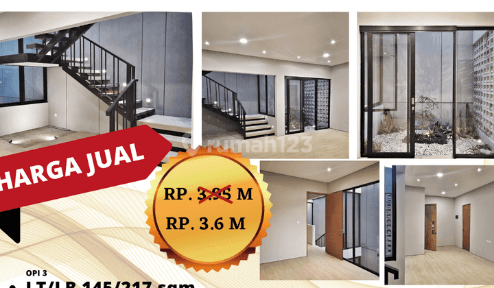 Rumah 2 Lantai Baru Unfurnished SHM di Singgasana Pradana, Bandung 2