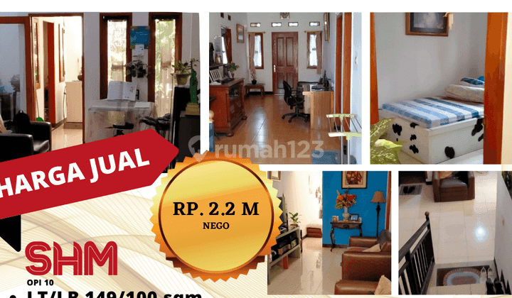 Rumah 2 Lantai Bagus Unfurnished SHM di Kembar Baru Selatan, Bandung 2