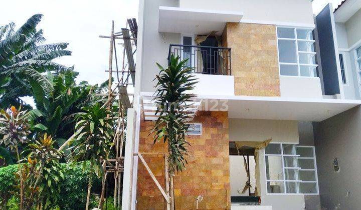 RUMAH CHARMING MODERN MINIMALIS DALAM CLUSTER BATU AMPAR CONDET JAKARTA TIMUR 1