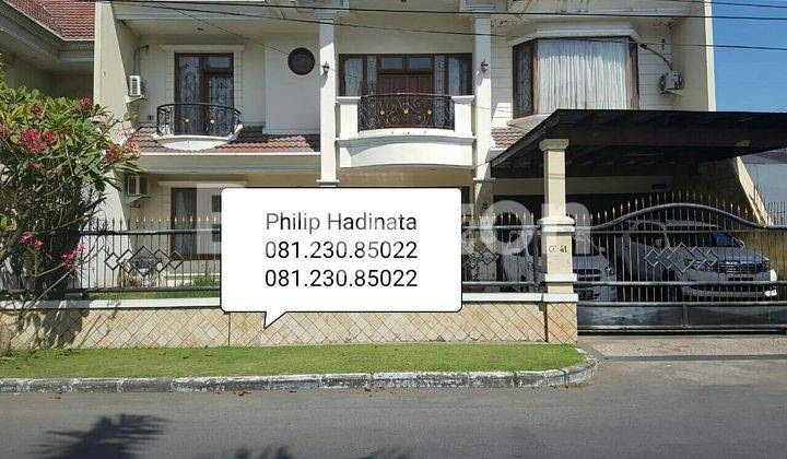 RUMAH 2.5 LANTAI, GARASE+ CARPORT 5 MOBIL, ROW JALAN 3 MOBIL, JALAN UTAMA BARUK UTARA, 50 METER KE JALAN MERR UTAMA 1