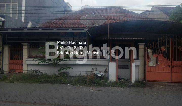 RUMAH HITUNG TANAH LOKASI BEBAS BANJIR,  1 MENIT KE RAYA MULYOSARI 1