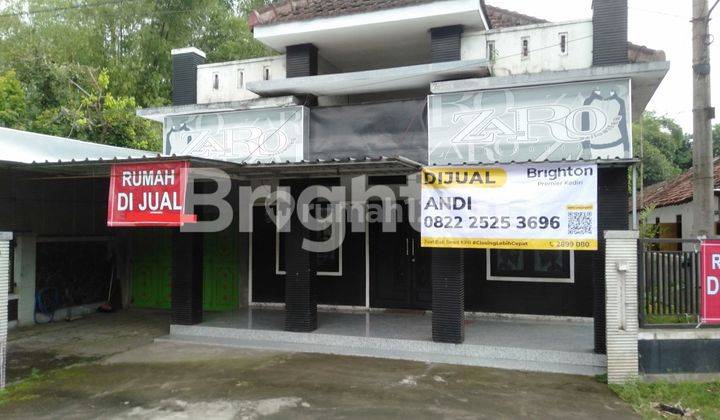 RUMAH CANTIK BISA UNTUK USAHA PINGGIR JALAN RAYA BESAR 1