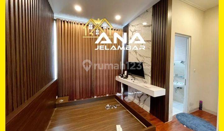 ANA RUMAH BAGUS SEMIFURNISH DI KAV.POLRI 3.5LT UK 5X15M JELAMBAR 1