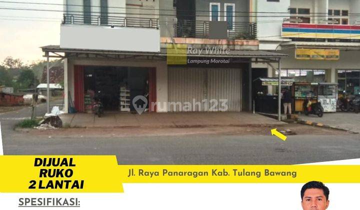 Ruko 2 Lantai di Jalan Raya Panaragan Tulang Bawang 1