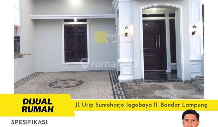 Rumah Minimalis Dekat Lampung Walk dan Rumah Sakit di Urip Sumoharjo 1