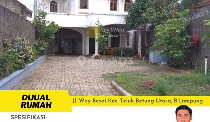 Rumah Tanah 594m2 di Way Besai Teluk Betung Utara Bandar Lampung 1