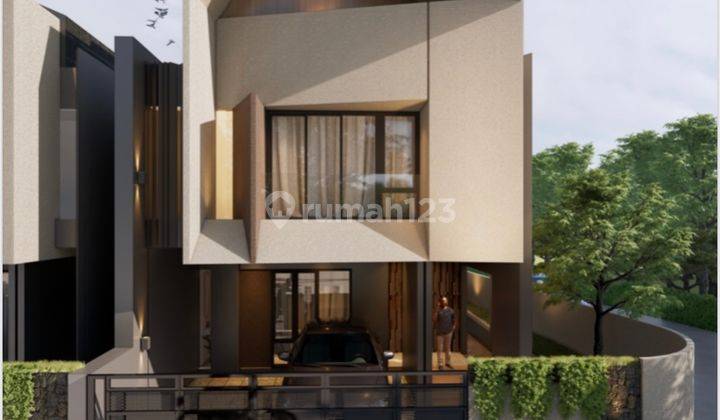 Rumah Baru Modern Skandinavian 4 Kamar Sektor 9 Bintaro Jaya 1