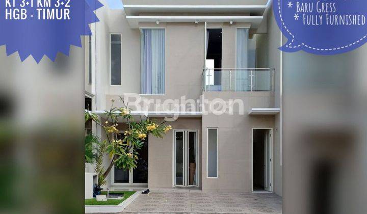 RUMAH MINIMALIS GRESS (FULLY FURNISHED) DI PRIVATE CLUSTER DE VICTORY, SATELIT UTARA (P0074) 1