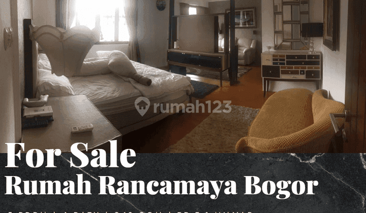 Dijual Rumah Rancamaya Istana Bunga Strategis 5 Kamar Tidur 1