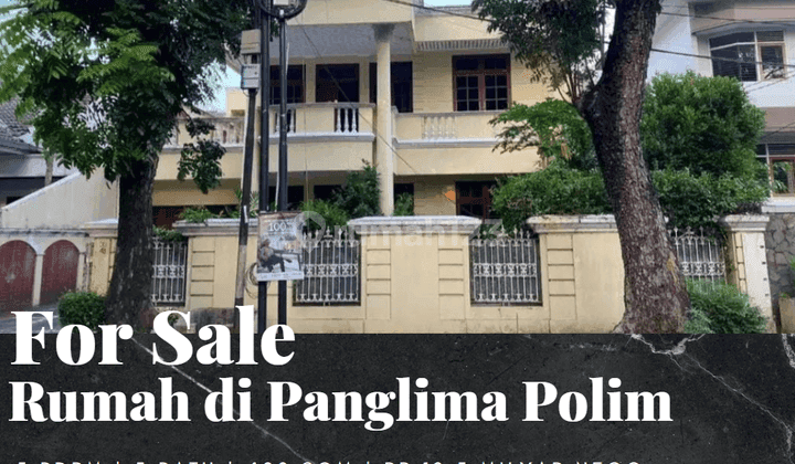 Dijual Rumah di Panglima Polim 5 Kamar Tidur 1