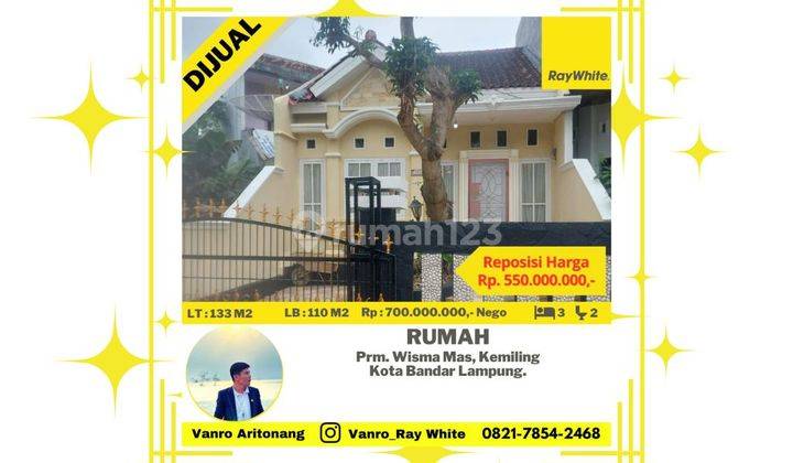 Rumah Siap Huni dalam Perumahan Wisma Mas Bukit Kemiling Permai 1