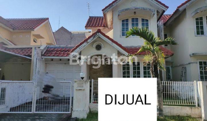 RUMAH KOKOH, MINIMALIS, BEBAS BANJIR DI KOMPLEKS PERUMAHAN ASRI, ROW JALAN LEBAR, SELANGKAH KE PAKUWON MALL 1