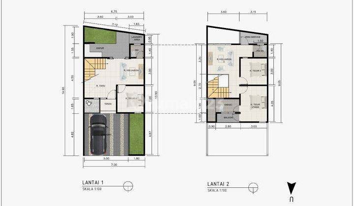 Rumah 2 Lantai Baru Unfurnished SHM di Jl. Suryalaya Timur, Bandung Bagus Dan Baru 2