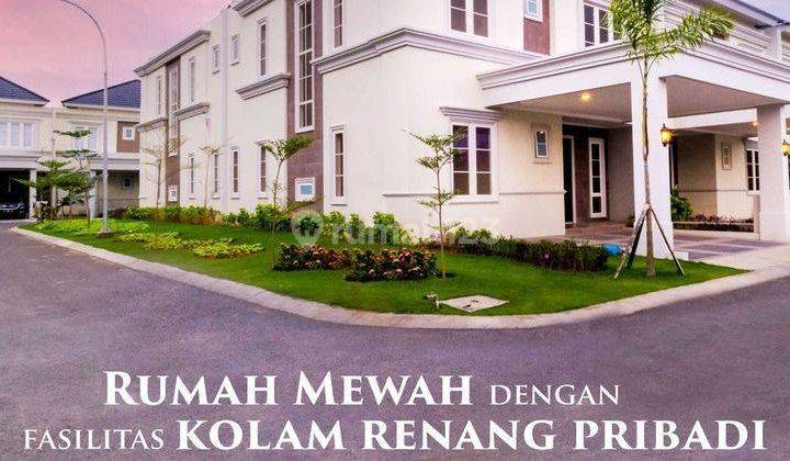 Dijual Rumah Baru 1 Unit Saja Dengan Private Kolam Renang 1