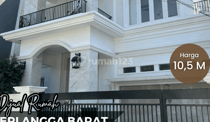 Dijual Rumah 2 Lt New Renovated Full Furnish Erlangga Barat  1