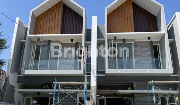 RUMAH 2LT MANYAR KERTOADI SURABAYA MODEL SCANDINAVIAN ROW 3 MOBIL 2