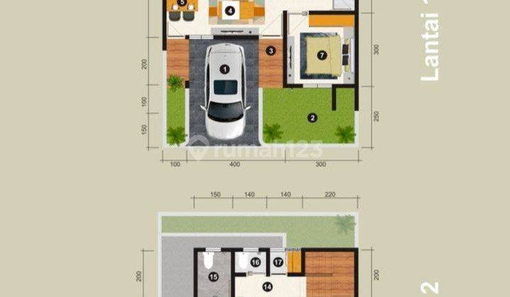 Rumah Indent 2 Lantai Bagus SHM di Siwal, Sukoharjo 2