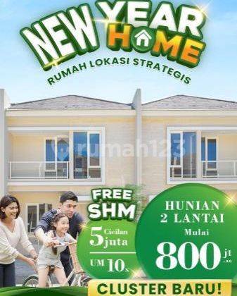 Juanda land, rumah 2 lantai gratis furniture. Anguran 6 jutaan 1