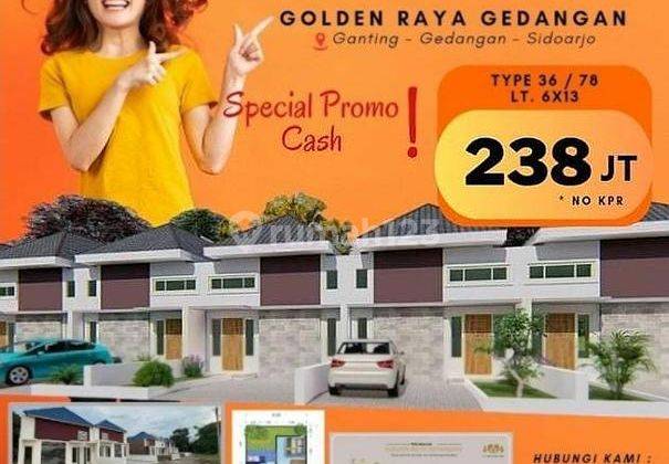 Golden raya gedangan harga promo 200 jutaan ukuran 6x13 2