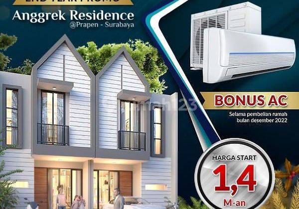 Anggrek residence prapen surabaya, utj 25 juta angsuran 7 jutaan 2