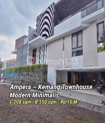 RUMAH AMPERA-KEMANG ~ LT/LB 207/550 ~ DALAM TOWN HOUSE 2