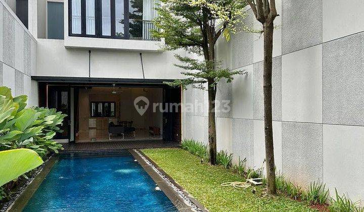 RUMAH DIJUAL CIPETE - CILANDAK ~ LT/LB 407/500 ~ MODERN TROPICAL TOWNHOUSE ~ DEKAT MRT STATION 2