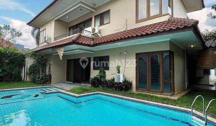 RUMAH  KEMANG- AMPERA ~ LT/LB 500/550 ~ DALAM TOWNHOUSE ~ PRIME AREA ~ TURUN HARGA! 1