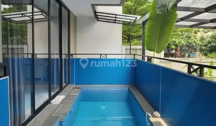 RUMAH DIJUAL AMPERA - KEMANG ~ LT/LB 138/250 ~ MODERN TROPICAL TOWNHOUSE ~ TURUN HARGA! 2