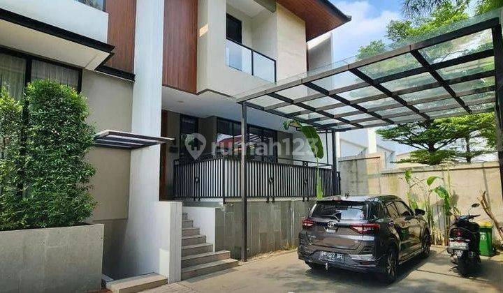 RUMAH DIJUAL AMPERA - KEMANG ~ LT/LB 138/250 ~ MODERN TROPICAL TOWNHOUSE ~ TURUN HARGA! 1