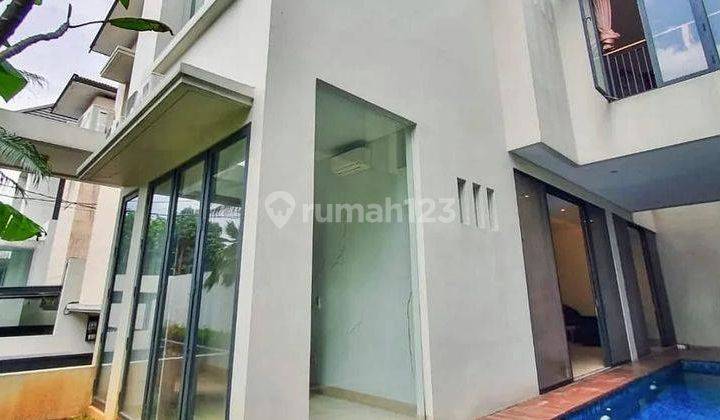 RUMAH DIJUAL AMPERA - KEMANG ~ LT/LB 224/380 ~ MODERN TROPICAL TOWNHOUSE 2