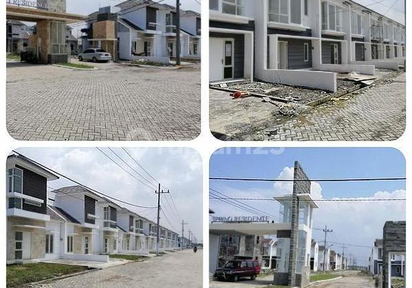 tampak depan spring residence, rumah 2 lantai