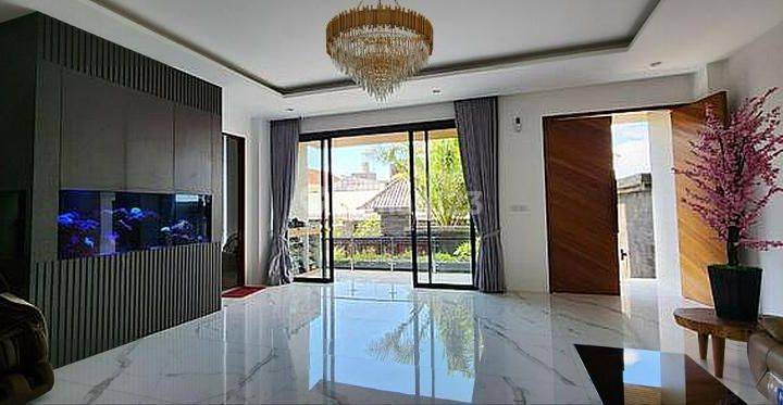 Luxury villa with views of green rice fields with a modern minimalist concept in Tukad Badung, near Renon and 2