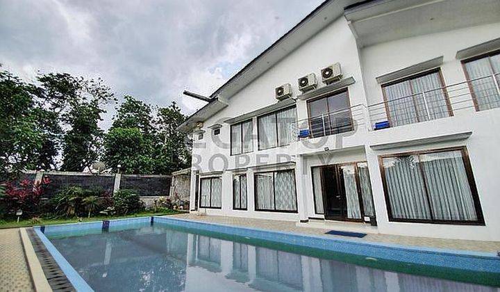 Rumah di Cluster Mediteranian Golf Sentul Bagus Terawat Ada Pool  1