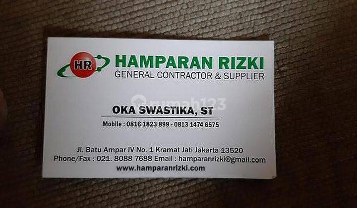 Rumah Super Strategis, dekat pasar minggu, asri mewah, SHM, ImB dan tanah batu ampar lll, CONDET KRA 2
