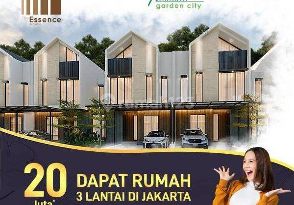 Rp20juta dapat rumah 3 lt, jakarta garden city, cakung, east jakarta 1