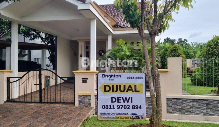 Rumah cantik+kavling (paket)di Telaga Kahuripan.Selatan Jakarta komplek yang luas asri alami dan tenang 1