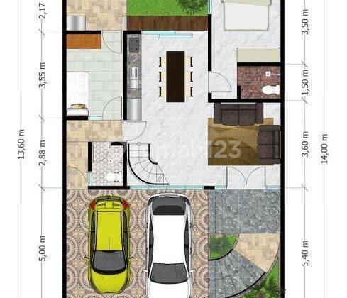 Rumah 2 lantai Kebagusan Jatipadang , dekat tempat wisata ragunan 2