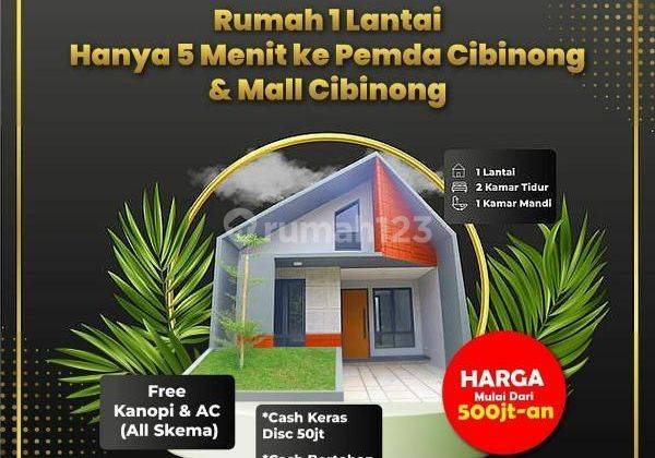 Rumah Termurah Strategis Bogor Dekat Kantor Pemda 500jtan 1