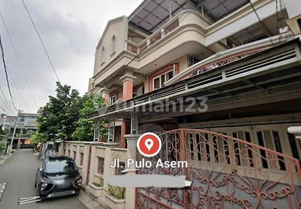 Rumah 3 lantai lokasi strategis bebas banjir, di Puloasem, Rawamangun, Jakarta Timur.