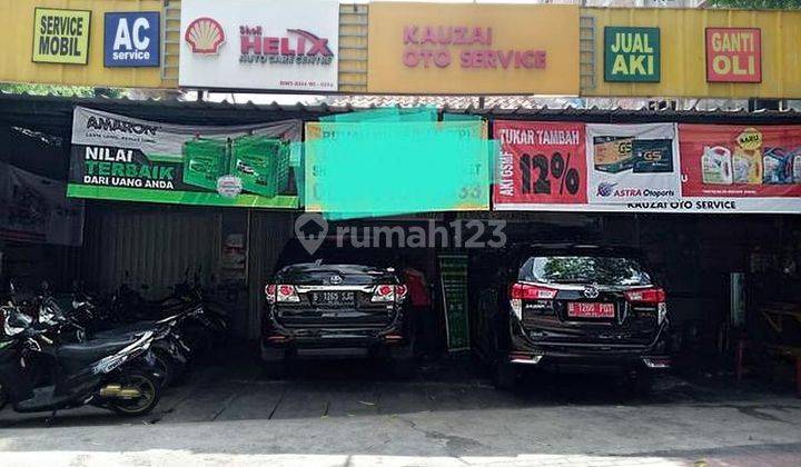 Rumah Bengkel mobil salemba tengah percetakan negara raya 1