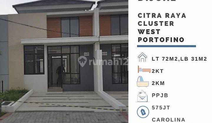 cepat termurah rumah siap huni di citra raya cluster west portofino 1