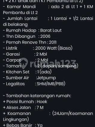 rumah dalam komplek di Bintaro 2